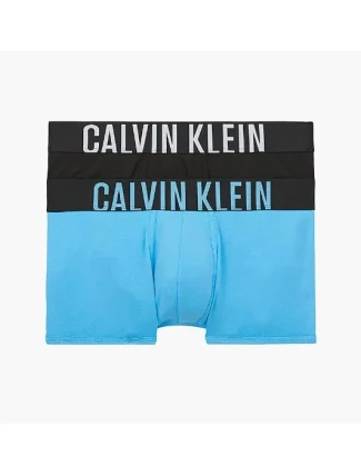 Trenýrky 2pack NB2602A 1SR - černá/modrá - Calvin Klein