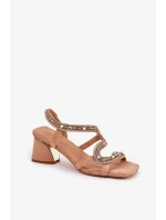 Sandály na podpatku  model 212357 Step in style