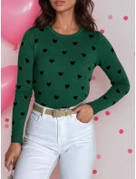 Dámský svetr FREYJA zelený FashionStreet MY2065