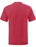Fruit of the Loom Iconic 150 T Pánské tričko 16.1430 heather red