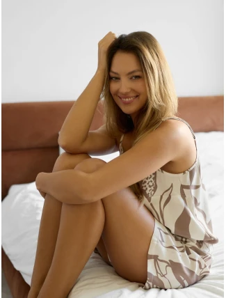 Mefemi Luna PE51 pyžamo s/r S-2XL Mefemi Luna PE51 pyžamo s/r S-2XL