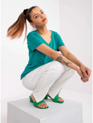 Tričko TW TS 1002.28X tmavě zelená