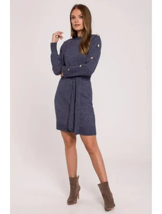 Dámské úpletové šaty K123 - Makover Dámské úpletové šaty K123 - Makover