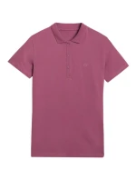 Dámské polo tričko 4F F554 vínové 4FWAW25TPTSF554 60S Dámské polo tričko 4F F554 vínové 4FWAW25TPTSF554 60S
