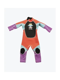 Pěnové plavky RIP CURL Groms Omega Bz Easy On/Off, růžové
