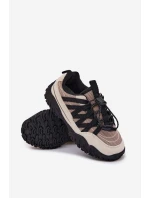 Dětské Tenisky Se Šňůrkou Béžové Nanelita