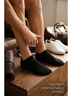 Pánské Kotníčkové Ponožky Ultra Tenké Černé