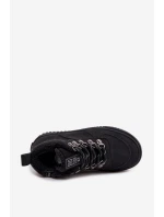 Dětské zateplené trekové boty Big Star – černé Dětské zateplené trekové boty Big Star – černé