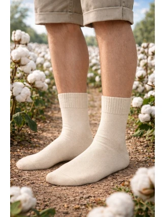 Přírodní ponožky 100% bavlněné froté 199