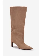 Kozačky na podpatku  model 222533 Step in style