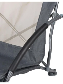 55x58x64cm Skládací šedé ploché cestovní sedadlo s polštáři