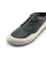 Vivobarefoot pánská obuv TRACKER LEATHER AT LOW MENS OBSIDIAN/WHITE (309534-04)