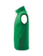 Next fleece vesta unisex středně zelená