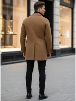 FashionStreet CX0362 pánský velbloudí zimní kabát