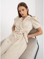 Šaty DHJ SK A6311.39 světle béžová