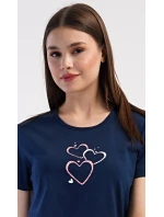 Dámské domácí šaty s tříčtvrtečním rukávem Lekníny Dámské domácí šaty s tříčtvrtečním rukávem Lekníny