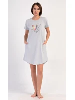 Dámské domácí šaty s krátkým rukávem Amelia Dámské domácí šaty s krátkým rukávem Amelia