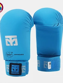 Rukavice na karate - Mitts 2 BLUE WKF | MOOTO