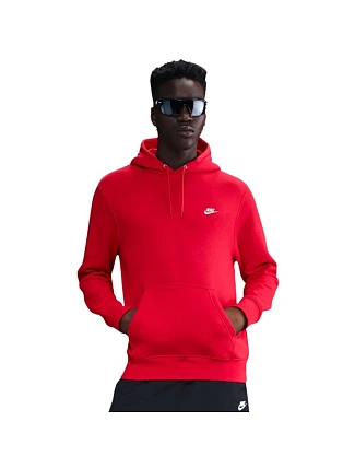 Pánská mikina Nike Club BB, červená, FN3859 657 L Pánská mikina Nike Club BB, červená, FN3859 657 L
