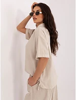 IT KS košile FL10320.12 béžová IT KS košile FL10320.12 béžová