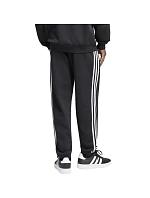 Pánské kalhoty adidas Essentials 3-Stripes Fleece Tapered Cuffed, černé, KY6526