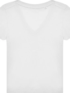 B&C #E150 V /women Dámské tričko s výstřihem do V 01.014T white