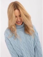 Jumper AT SW 23445.00 světle modrý Jumper AT SW 23445.00 světle modrý
