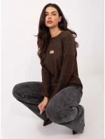 RV SW jumper A1026.52 hnědý RV SW jumper A1026.52 hnědý