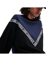 KARL LAGERFELD DÁMSKÁ DVOUBAREVNÁ MIKINA S LOGEM