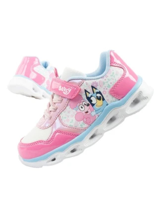 Leomil Bluey dětské sportovní tenisky lehké na suchý zip LED