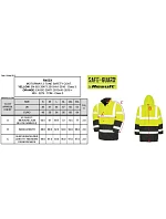 Result R 452X Bezpečnostní parka 30.452X fluorescent yellow/black