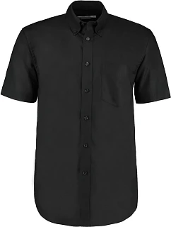 Kustom Kit KK 350 (18,5-23) Pracovní košile Oxford s krátkým rukávem 43.350X black