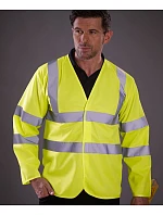 Yoko HVJ 200 Bezpečnostní vesta s dlouhým rukávem 79.J200 hi vis yellow