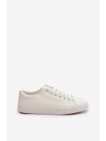 Dámské kožené šněrovací klasické tenisky bílé Misima Dámské kožené šněrovací klasické tenisky bílé Misima