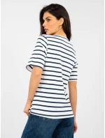 Tričko RV TS A1087.74 tmavě modrá a bílá