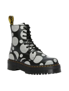 Dámská kotníková obuv Jadon DM26882009 Černá s bílou vzor - Dr. Martens