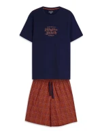 Pánské pyžamo Dash 42622 darkblue - HENDERSON Pánské pyžamo Dash 42622 darkblue - HENDERSON