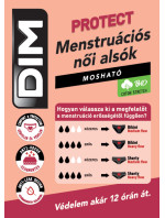 Denní mentruační dámské kalhotky MENSTRUAL SLIP NORMAL - BELLINDA - černá