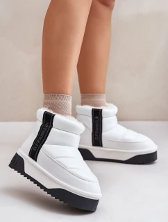 Nízké Sněhové Boty Na Tlusté Podešvi D.Franklin Bílé DFSH371011