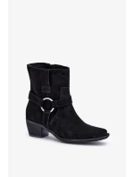 Boty na podpatku model 203872 Step in style Boty na podpatku model 203872 Step in style