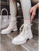 Dámské kozačky HOLLYHOCK light beige FashionStreet ZY0370