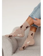 Milena ponožky 0200-205 Kočky a srdce 37-41