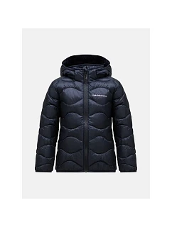Bunda Peak Performance Jr Helium Down Hood Jacke, černá