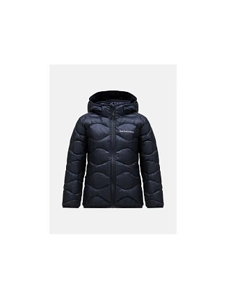 Bunda Peak Performance Jr Helium Down Hood Jacke, černá