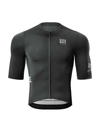 Cyklistický dres Rockbros 15220032001 ROAD TO SKY pro muže, s krátkým rukávem, velikost S – černý, pánský Cyklistický dres Rockbros 15220032001 ROAD TO SKY pro muže, s krátkým rukávem, velikost S – černý, pánský
