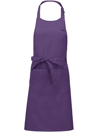 Kariban K 885 Zástěra s laclem 20.K885 purple