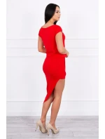 Asymetrické červené šaty Asymetrické červené šaty