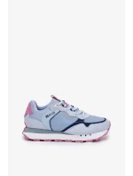 Dámské semišové sportovní boty Big Star HI-POLY SYSTEM – modré