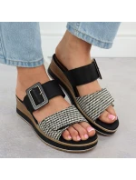 Remonte W D6463-03 RKR786 sandály na platformě s podpatky