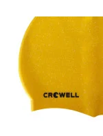 Crowell Recycling Perleťově žlutá silikonová plavecká čepice barva 7